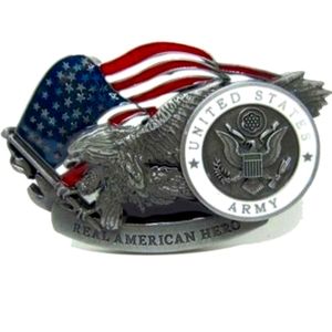 New United States Army belt buckle approximately 3.75 Inches Wide.  Brand New.